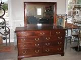 traditional 9 drawer dresser w mirror  