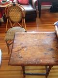 William and Mary Style Tavern Table. Approx 1820's American Made with Hand Wrought Nails