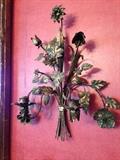 Floral Sconces, Late 1800's