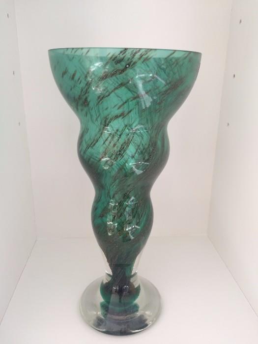 13" Art Glass Vase