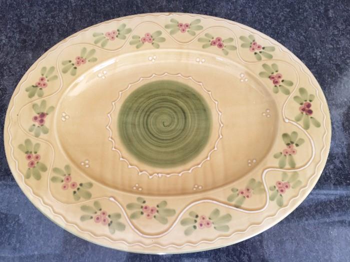 Oval Pottery Platter
