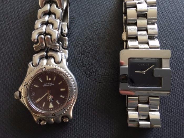 Men's Tag Heuer & Gucci Watches