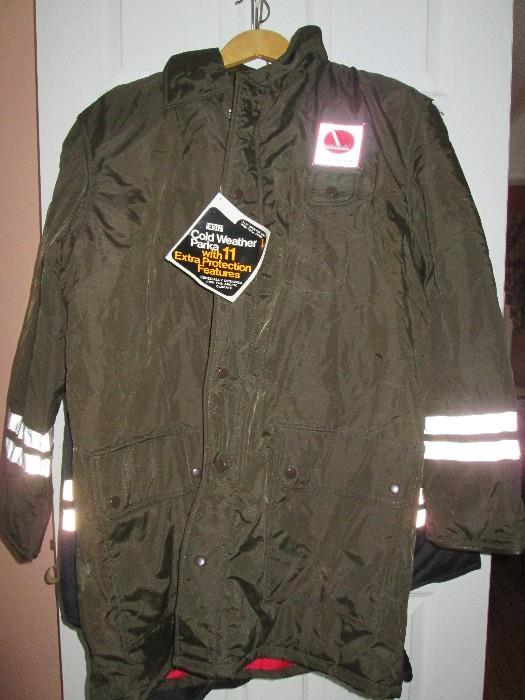 New with tags Eastern Airline tarmac jacket with hood