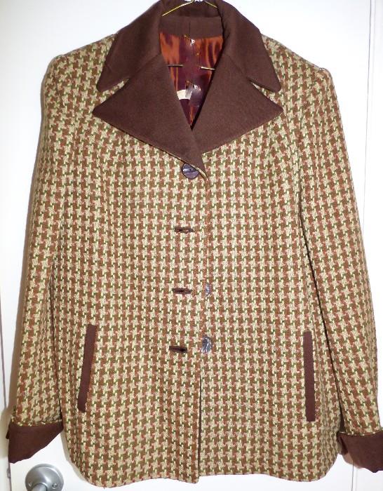 Straight from "I Love Lucy" vintage wool coat
