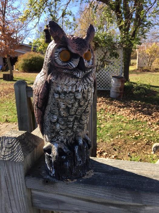 owl lawn ornament