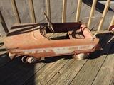 antique pedal car