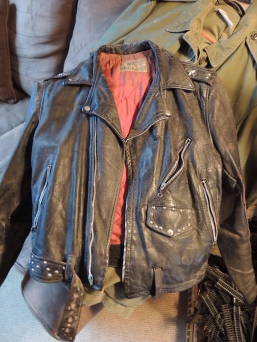 1940's Horsehide motorcycle jacket