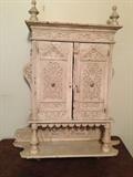 This little cabinet is about 18-20" tall and very cool!!