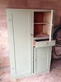 Great old farm cabinet...Better shade of green than the picture shows...