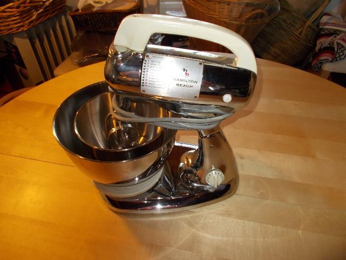 Hamilton Bench Mixer - mostly stainless steel...nice set...