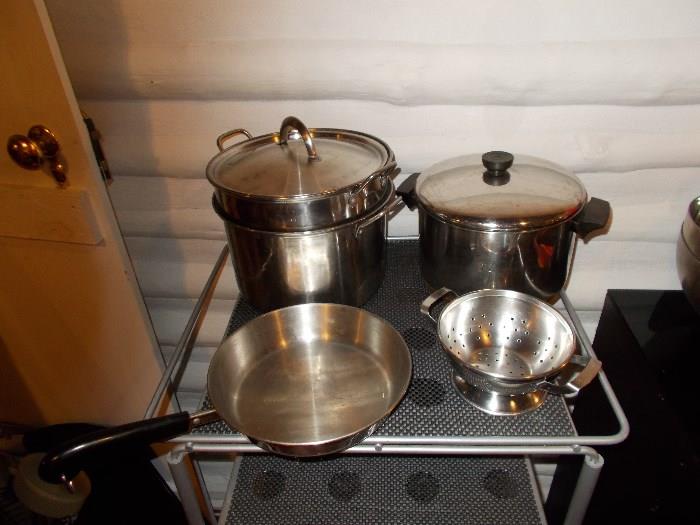 Sampling of Stainless Steel Cookware