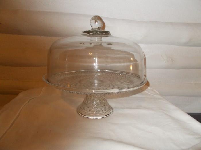 ANOTHER Cake Plate With Top - Wexford - the 4th "cake plate" at this sale!!!!!!