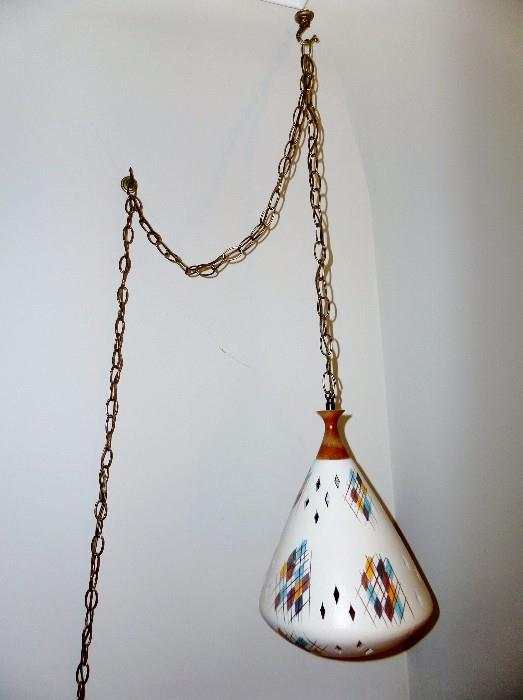Great mid century modern hanging lamp