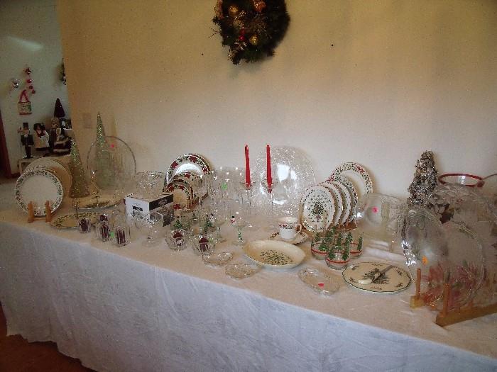 Beautiful glass items for your holiday table