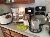 Mixers, cookers, stove top and bakeware