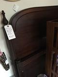 Art deco full size headboard and footboard