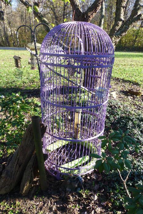 gorgeous handmade bird cage. Huge