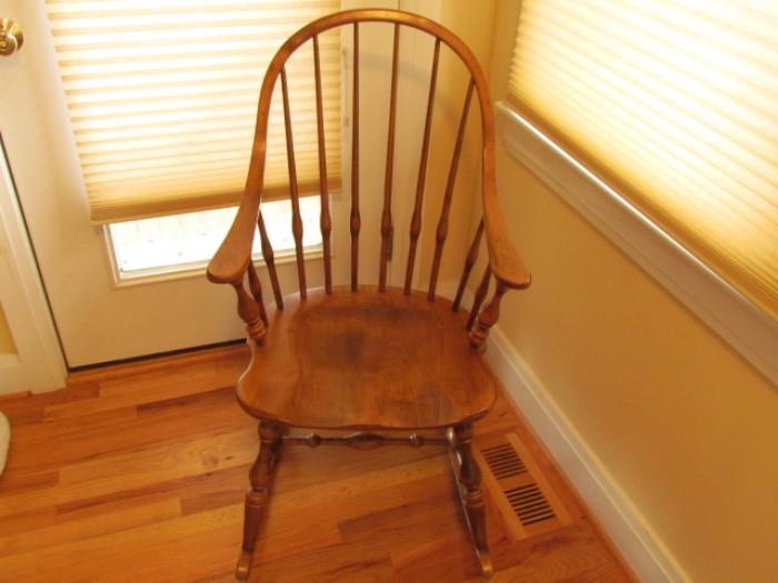 Solid cherry rocking chair Amish made