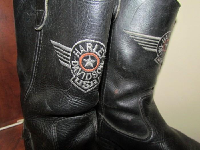 Harley Davidson motorcycle boots