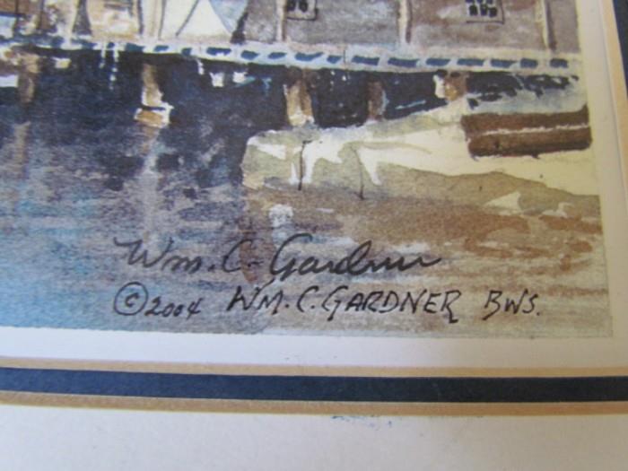 Gorgeous W.M. Gardner ship picture