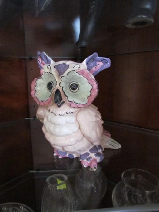 Beautiful porcelain owl