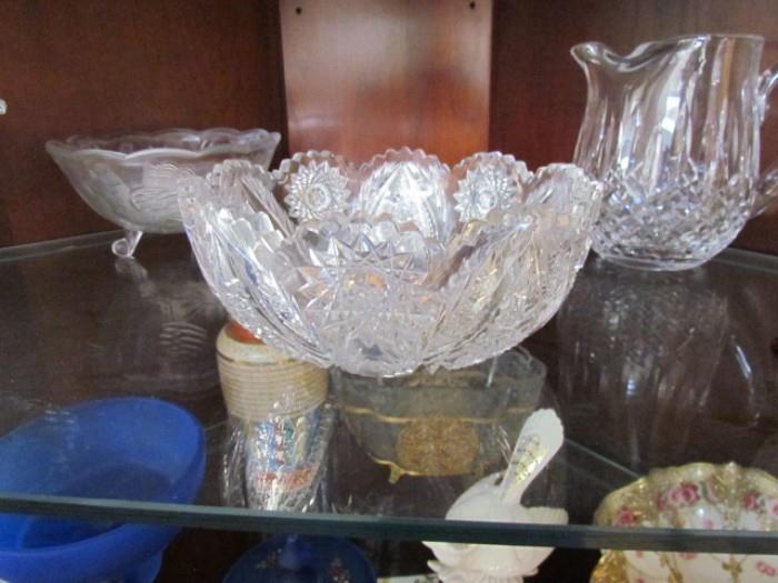 Gorgeous hand-cut crystal bowl
