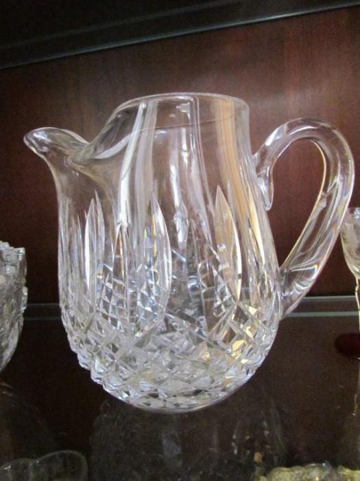 Beautiful crystal pitcher