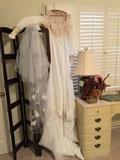 Vintage Wedding dress and veil