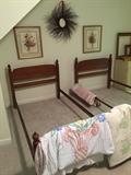 Cherry twin beds/ Quilts blankets