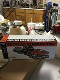 Die Cast Bank Wix 1969 Ford Boss 302 Mustang and trailer