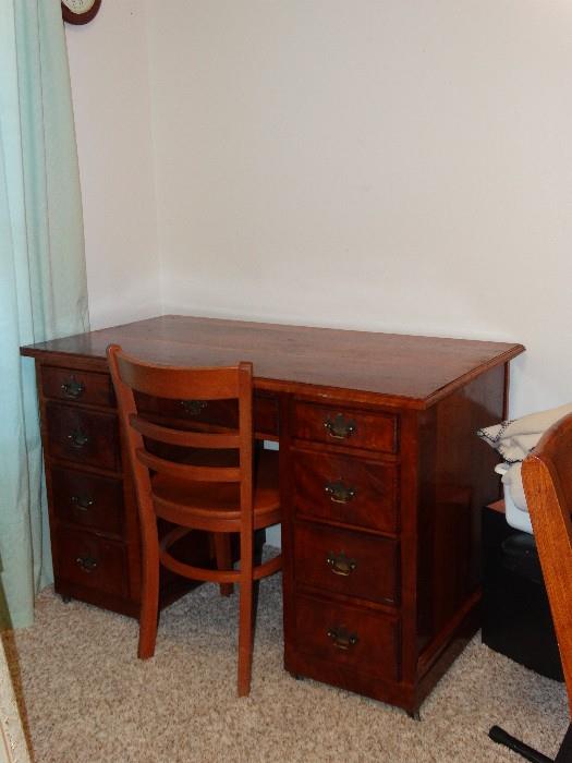 Cherry or Maple handmade wood desk & chair $200.00