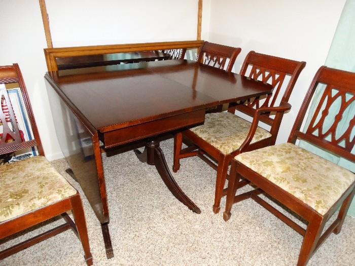 Solid wood dinette table & chairs $300.00