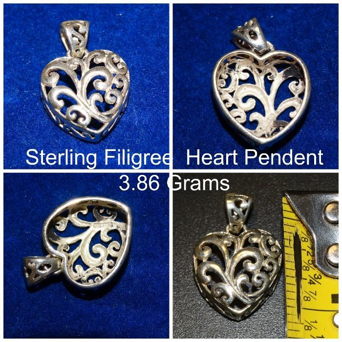 Pre-Sale Purchase available https://www.etsy.com/listing/256539094/vintage-sterling-filigree-heart-pendant?ref=shop_home_active_1