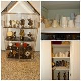 New lamp fennels $15-$30 each, miniature lamp shades $10-$20 each.  Lamps $40.00 each 