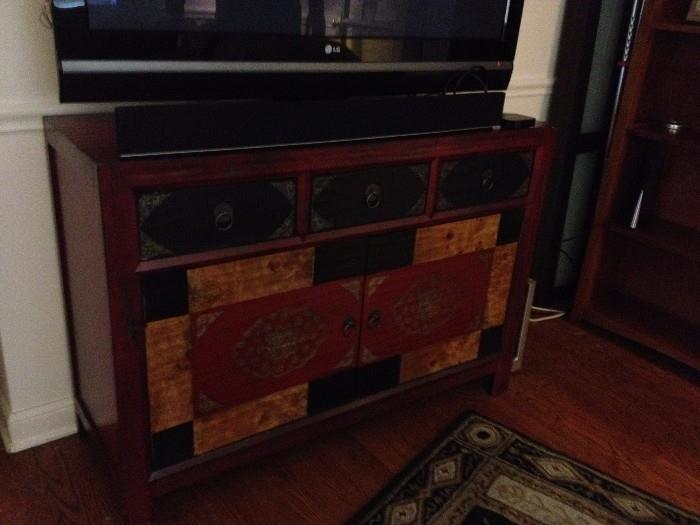 awesome Oriental-inspired cabinet / TV stand