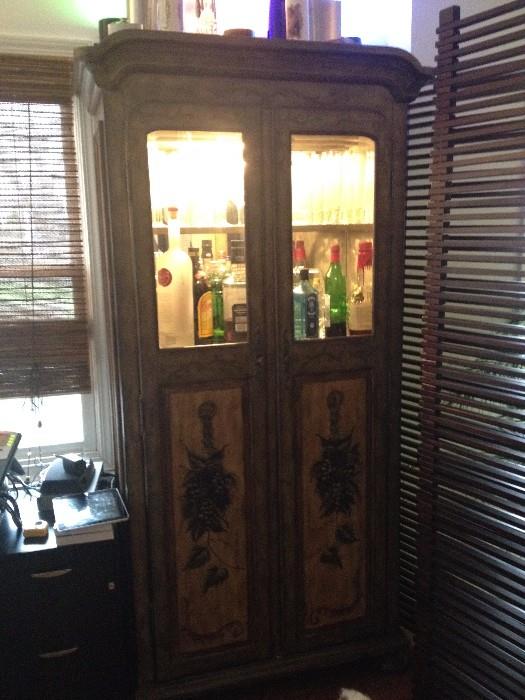 lighted armoire