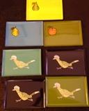 vintage miniature trays