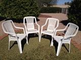 4 patio chairs