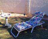 Patio chaise lounge