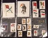 Assorted Vintage Tobacco Silks & Tobacco Flannels