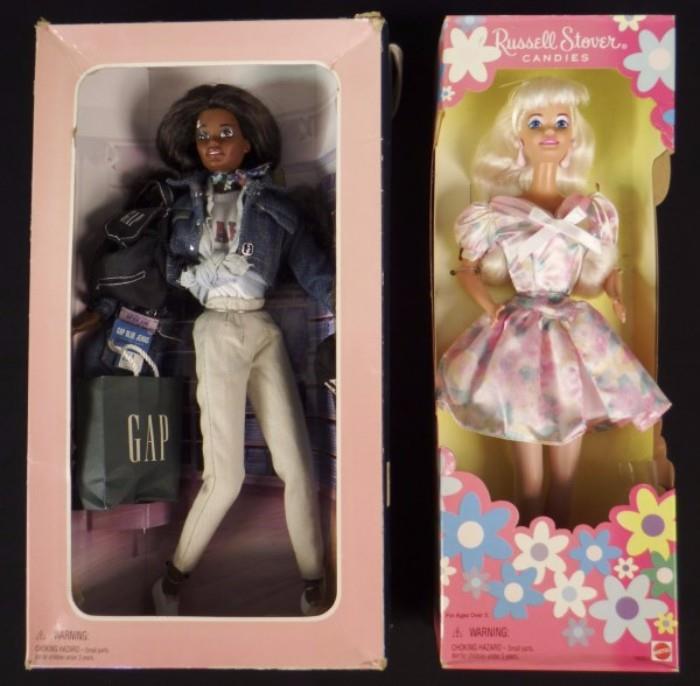 Special Edition Barbies Russell Stover Gap Dolls