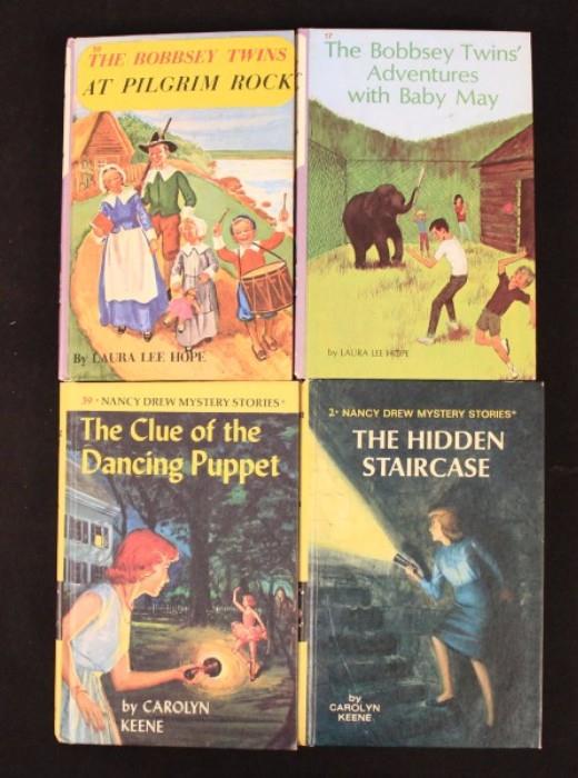 4 Books - Nancy Drew & The Bobbsey Twins