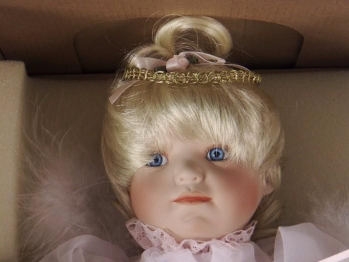 Ashton Drake Galleries Doll & Box Heavenly Gifts
