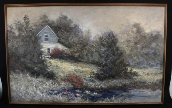 "Johnson's Farm" Painting by Evelyn Shelagowski