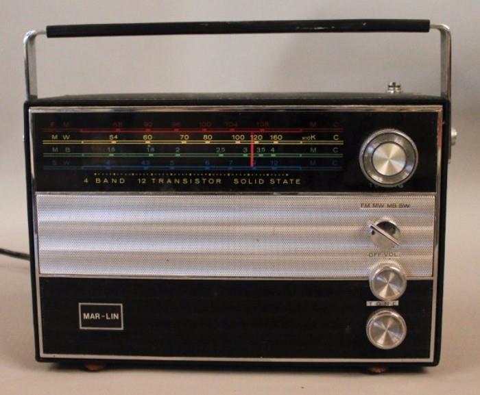 Vintage Mar - Lin Transistor Radio