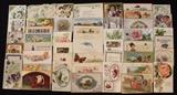 Assorted Vintage Postcards, Holidays, Humor