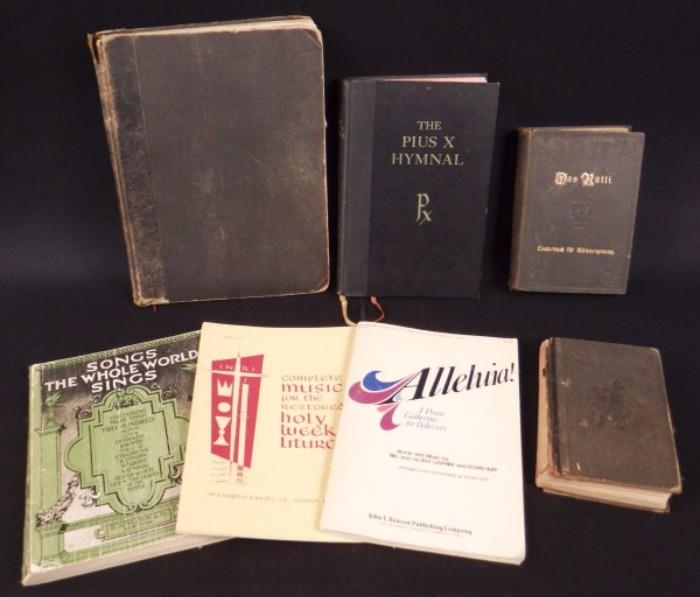 Lot of Vintage Religious Books, Songs, Hymnals