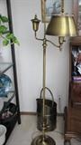 brass floor lamp