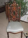 carved side chair true work of art