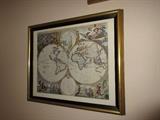 maps framed